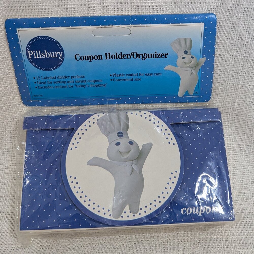 NWT Vintage 95 Pillsbury Coupon Holder/ Organizer